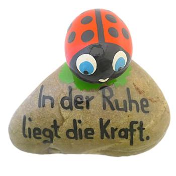 Glückskäfer mit Text personalisiert